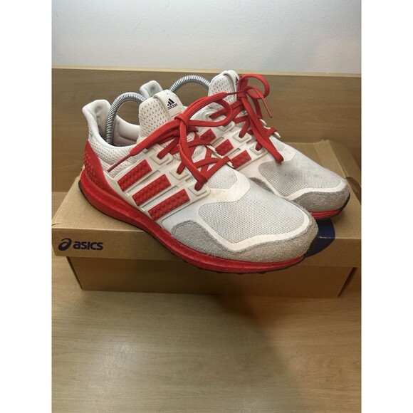 Adidas Ultraboost DNA X Lego Men's White Red Running Shoes Size 7.5 - Picture 3 of 12